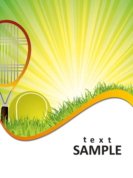 Tennisposter Stockvektor