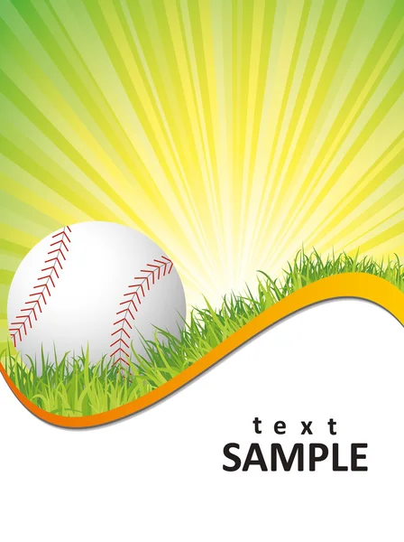 Cartaz de beisebol Gráficos Vetores