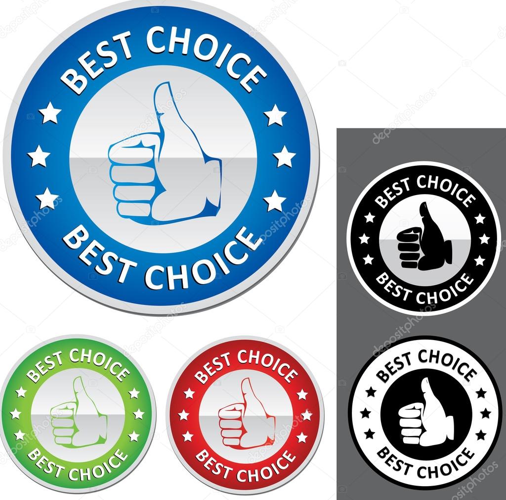 Best choice badge