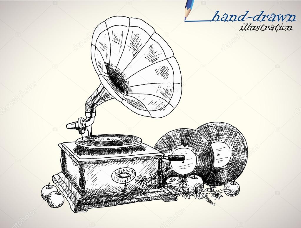 Vintage gramophone