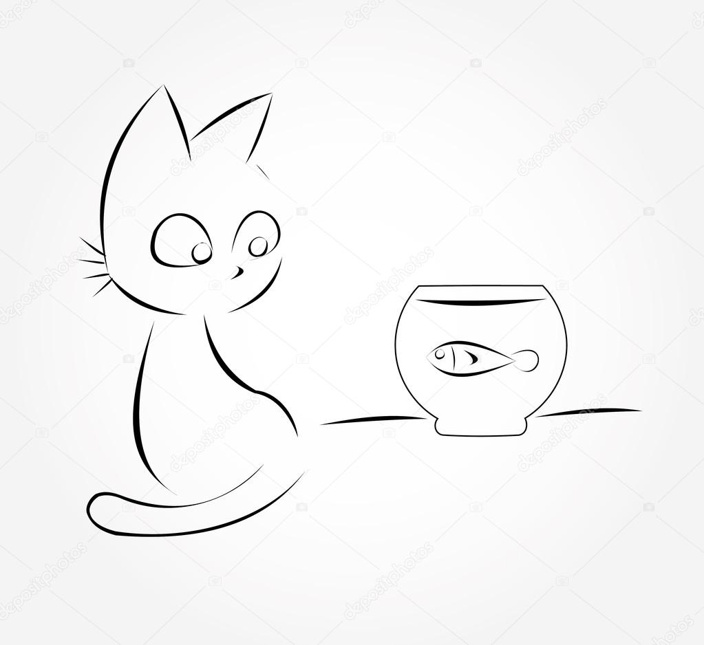 Cute Cat Dreaming About Mouse Vector Image By C Kots 09 Vector Stock Cute Cat Dreaming About Mouse Vector Image By C Kots 09 Vector Stock