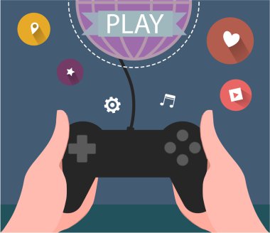 bir oyun denetleyicisi tutan eller