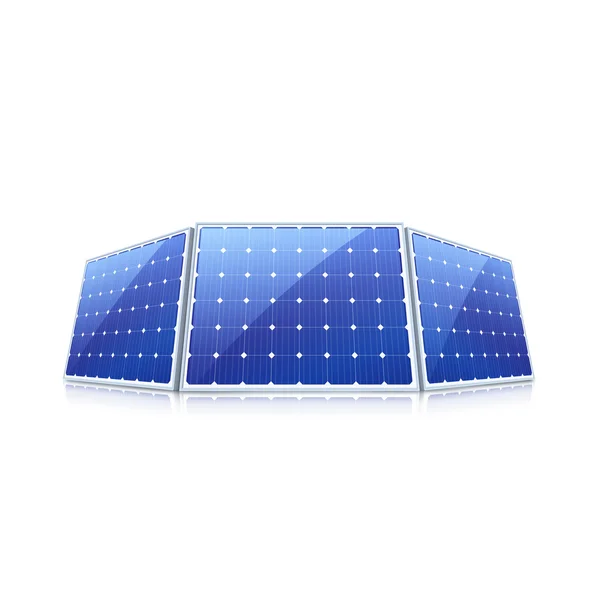 Panel solar. ilustración de alta calidad — Vector de stock