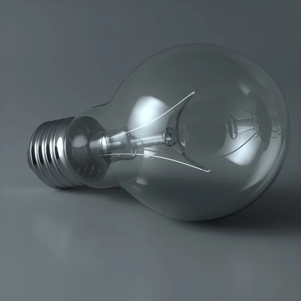 Light bulb. 3D illustration — Stockfoto