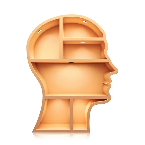 Head shape 3d — Stock Photo, Image