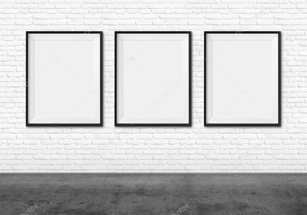 Blank Art Gallery Wall