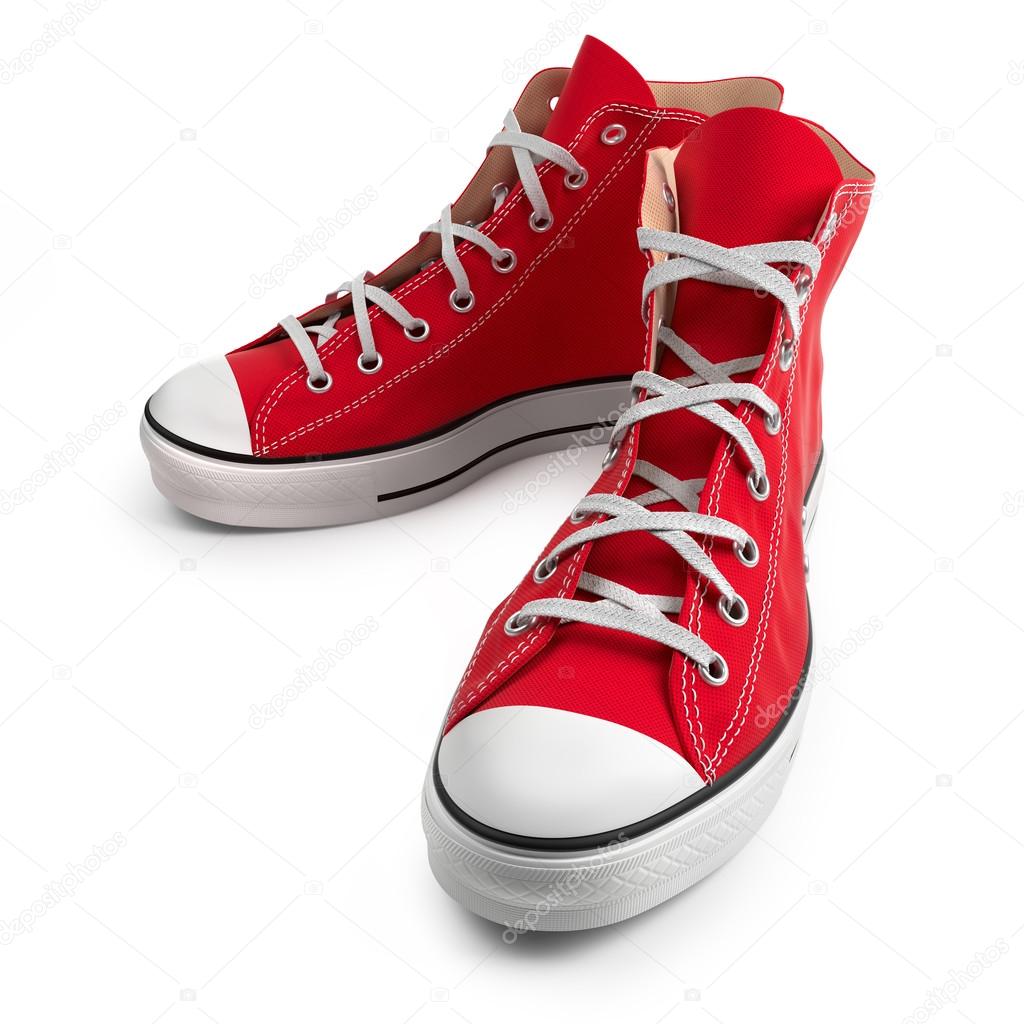 Zapatillas rojas fotografías e imágenes de alta resolución - Alamy