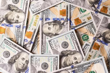 para Amerikan dolarları bolluğu