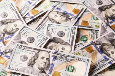 para Amerikan dolarları bolluğu