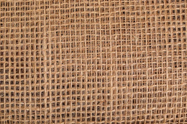 Fondo marrón arpillera — Foto de Stock