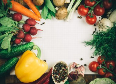 Güzel arka plan sağlıklı organik yeme