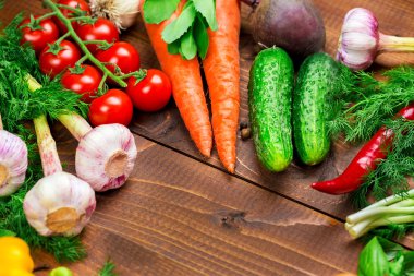 Güzel arka plan sağlıklı organik yeme