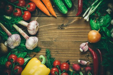 Güzel arka plan sağlıklı organik yeme