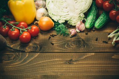 Güzel arka plan sağlıklı organik yeme