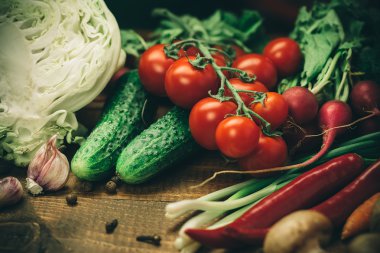 Güzel arka plan sağlıklı organik yeme