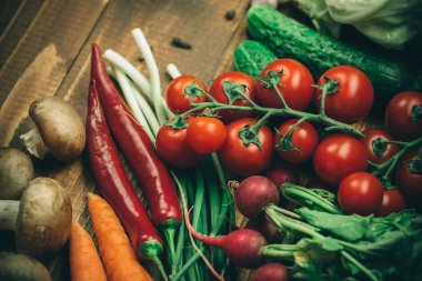 Güzel arka plan sağlıklı organik yeme