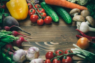 Güzel arka plan sağlıklı organik yeme