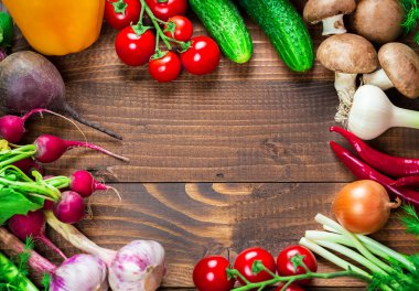 Güzel arka plan sağlıklı organik yeme