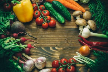 Güzel arka plan sağlıklı organik yeme