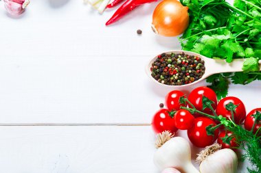 Güzel arka plan sağlıklı organik yeme