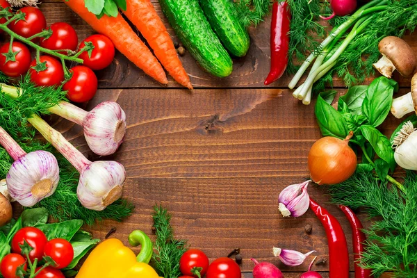 Gyönyörű háttér egészséges organikus táplálkozás — Stock Fotó