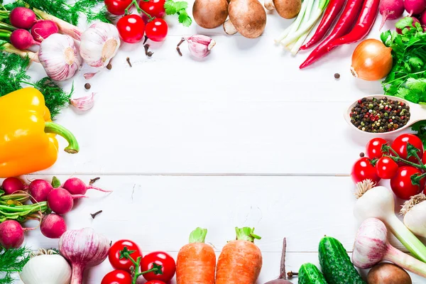 Красивий фон здорового органічного харчування — стокове фото