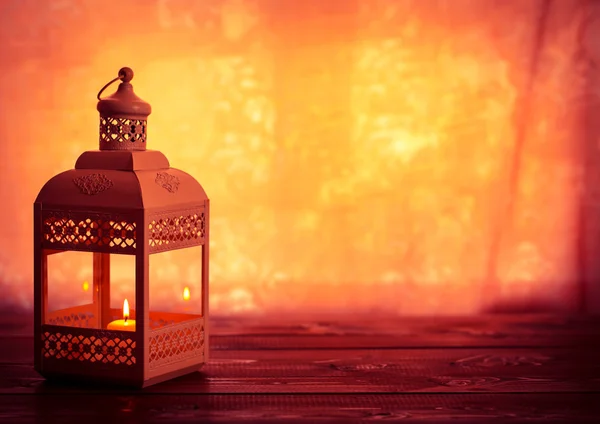 Beautiful background with a shining lantern Fanus — Stock Photo, Image