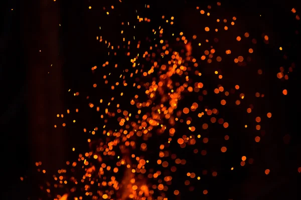Sparks dari api — Stok Foto