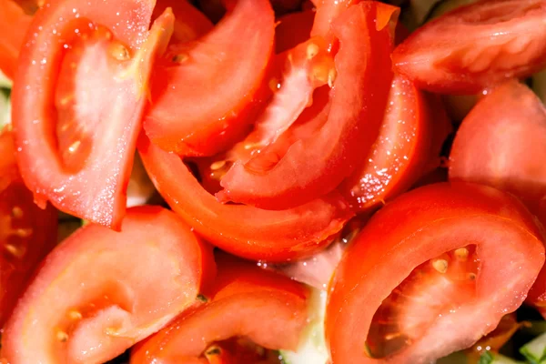 Färsk tomat skivor — Stockfoto