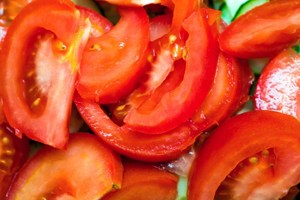 Tranches de tomates fraîches — Photo