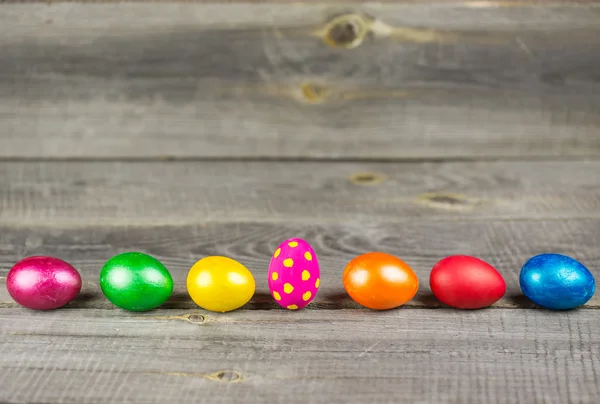 Easter holiday colorful eggs — Stock Photo, Image