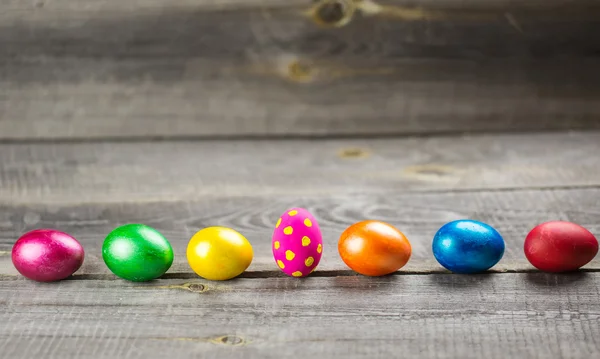 Easter holiday colorful eggs — Stock Photo, Image