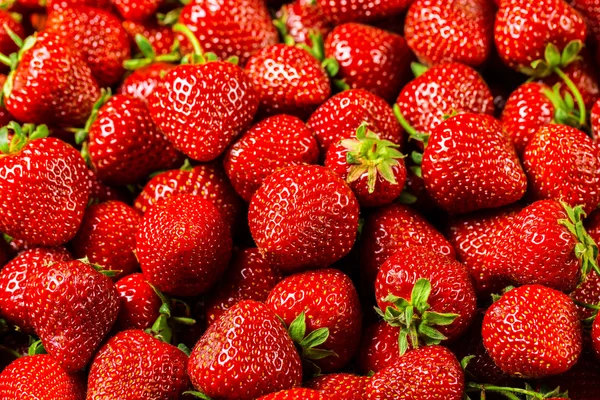 딸기의 신선 한 배경 — 스톡 사진