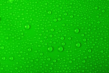 Drops on green background clipart