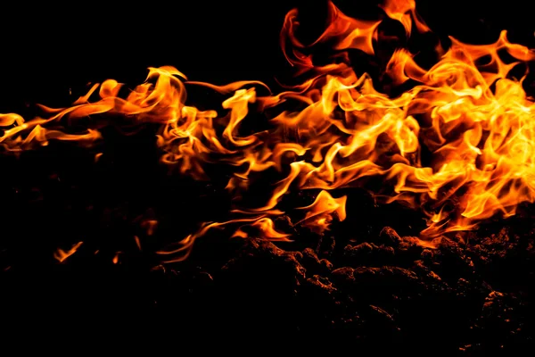 Llama de fuego ardiente — Foto de Stock