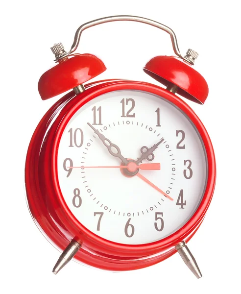 Relógio de alarme estilo vermelho — Fotografia de Stock