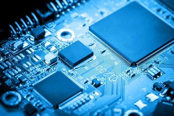 Circuit board background Stock Image