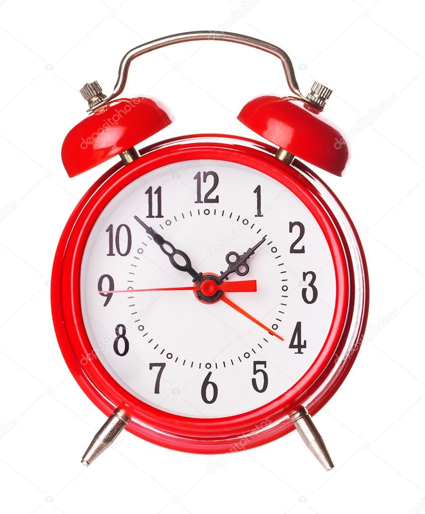 Red style alarm clock