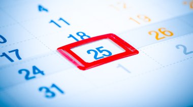 Tonda takvim sayfası