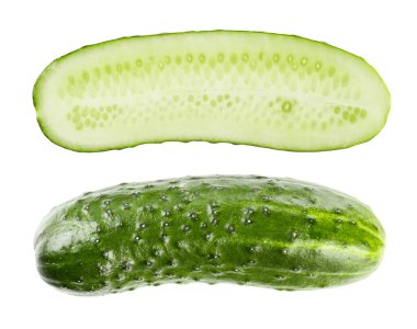 Ttwo dilim salatalık