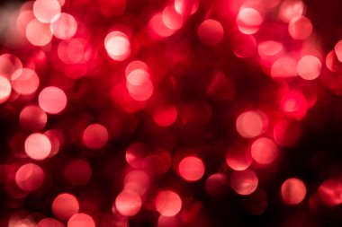 Kırmızı yuvarlak bokeh arka plan