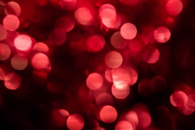 Kırmızı yuvarlak bokeh arka plan