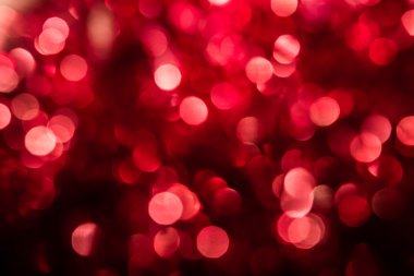 Kırmızı yuvarlak bokeh arka plan