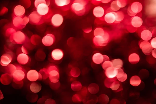 Bokeh circular rojo brillante —  Fotos de Stock