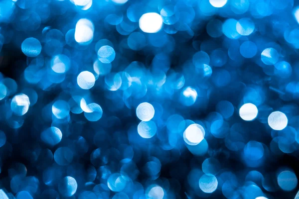 Luzes de Natal azuis — Fotografia de Stock