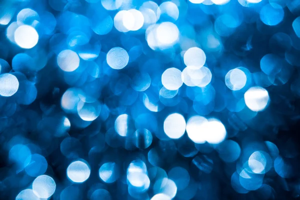 ブルー クリスマス ライト — ストック写真