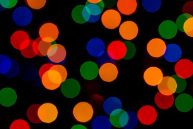 Odaklanmamış noel ışıkları