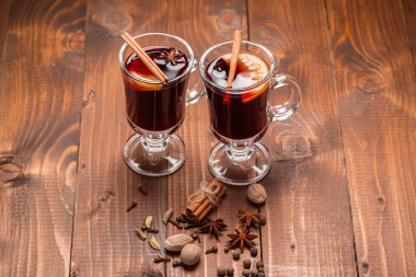 Noel sıcak sıcak sıcak şarap