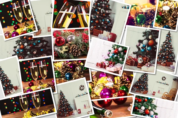 Collage vacances de Noël — Photo