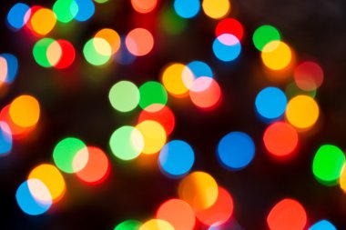 Noel ışıkları arka planı